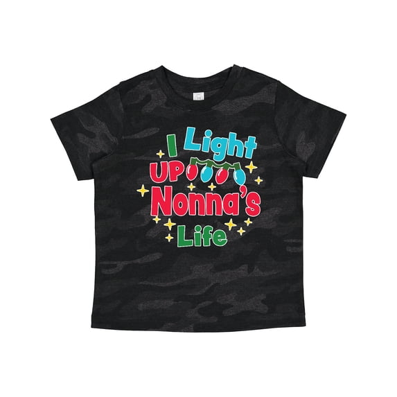 Inktastic Christmas I Light Up Nonna's Life Boys or Girls Toddler T-Shirt