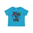 thumbnail image 1 of Inktastic Christmas Jingle All the Way with Music Notes and Holly Boys or Girls Toddler T-Shirt, 1 of 5