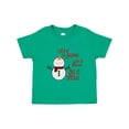 thumbnail image 1 of Inktastic Christmas Let it Snow Cute Snow Man with Snowflakes Boys or Girls Baby T-Shirt, 1 of 5