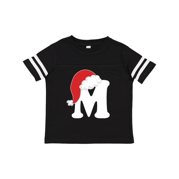 Inktastic Christmas Letter M Santa Hat Alphabet Boys or Girls Toddler T-Shirt