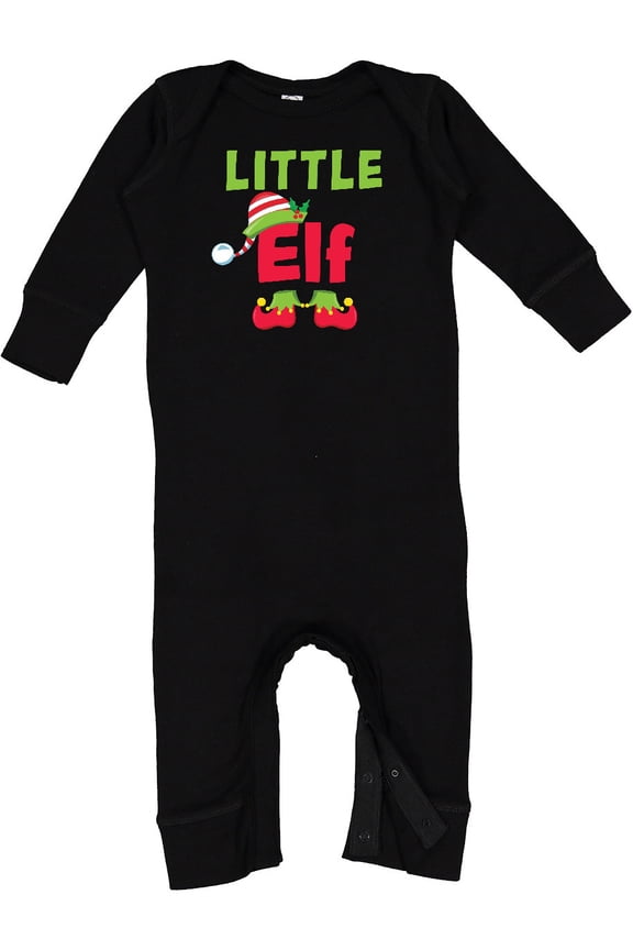 Christmas Little Elf Baby Romper Coveralls