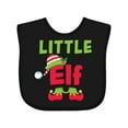 thumbnail image 1 of Inktastic Christmas Little Elf Boys or Girls Baby Bib, 1 of 4