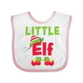 thumbnail image 1 of Inktastic Christmas Little Elf Boys or Girls Baby Bib, 1 of 4