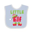 thumbnail image 1 of Inktastic Christmas Little Elf Boys or Girls Baby Bib, 1 of 4