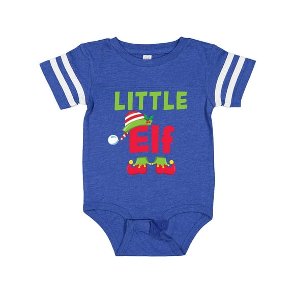 Inktastic Christmas Little Elf Boys or Girls Baby Bodysuit