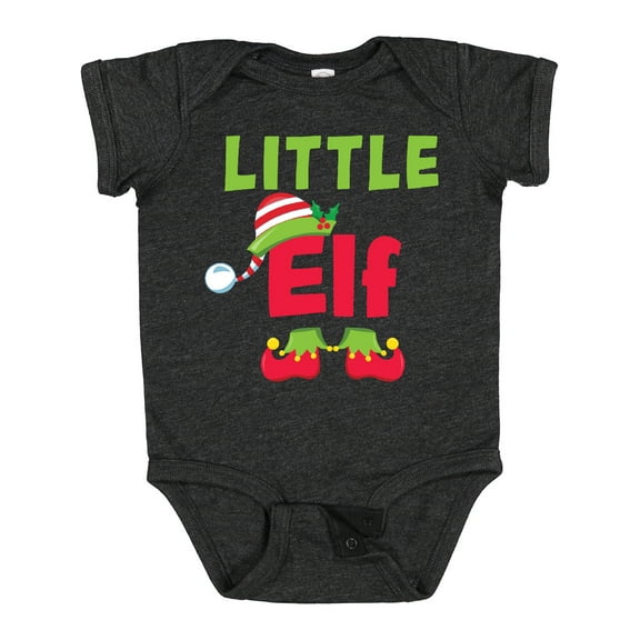 Inktastic Christmas Little Elf Boys or Girls Baby Bodysuit