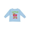 thumbnail image 1 of Inktastic Christmas Little Elf Boys or Girls Long Sleeve Toddler T-Shirt, 1 of 5