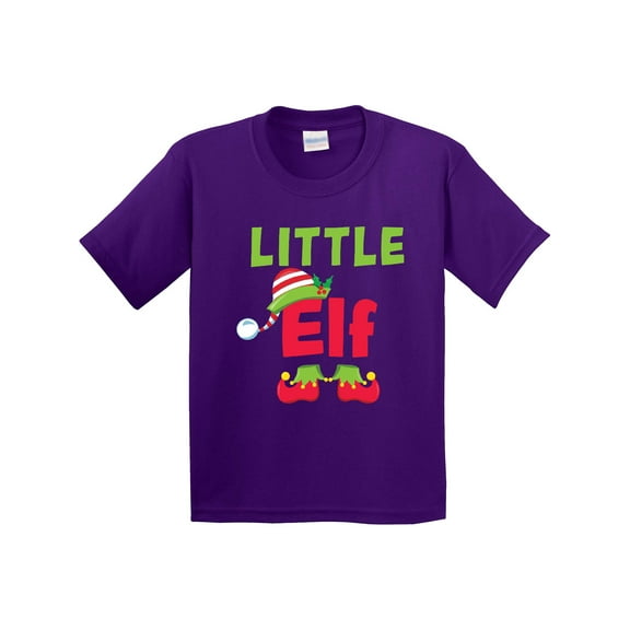 Inktastic Christmas Little Elf Youth T-Shirt