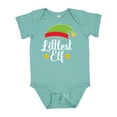 thumbnail image 1 of Inktastic Christmas Littlest Elf Holiday Boys or Girls Baby Bodysuit, 1 of 5