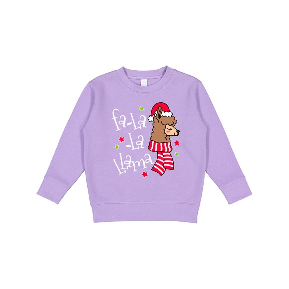 Inktastic Christmas Llama Toddler Sweatshirt