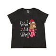 thumbnail image 1 of Inktastic Christmas Llama Women's Plus Size T-Shirt, 1 of 5