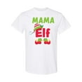 thumbnail image 1 of Inktastic Christmas Mama Elf T-Shirt, 1 of 5