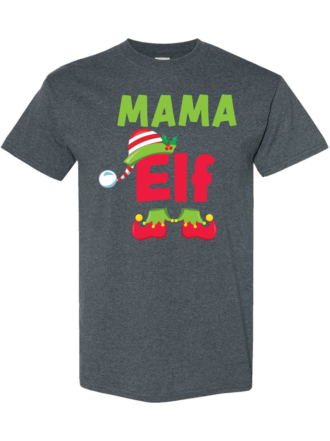 Inktastic Christmas Mama Elf T-Shirt