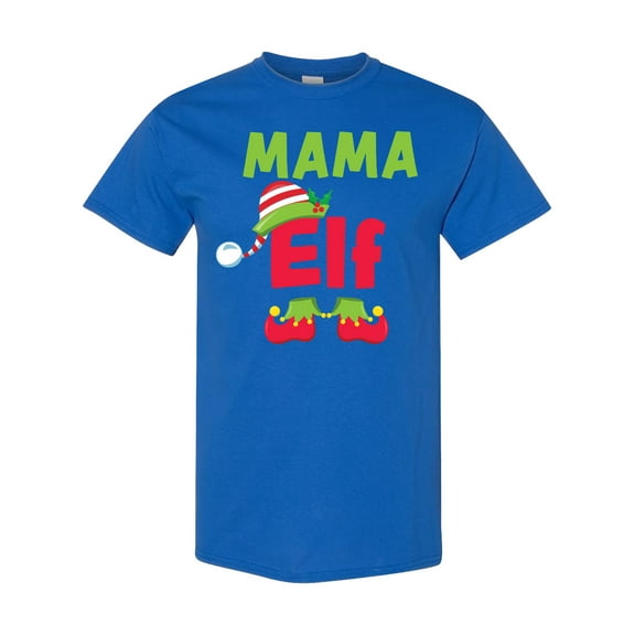 Inktastic Christmas Mama Elf T-Shirt