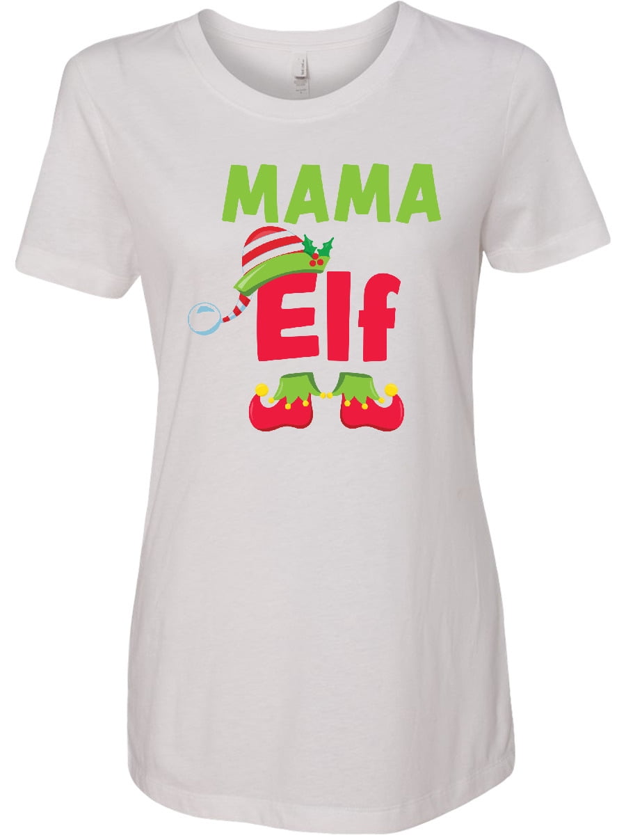 Inktastic Christmas Mama Elf Women's T-Shirt