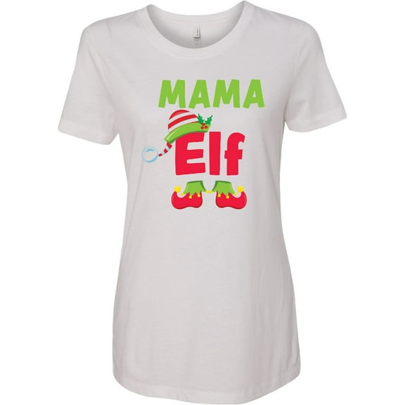 Inktastic Christmas Mama Elf Women's T-Shirt