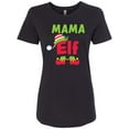 thumbnail image 1 of Inktastic Christmas Mama Elf Women's T-Shirt, 1 of 5