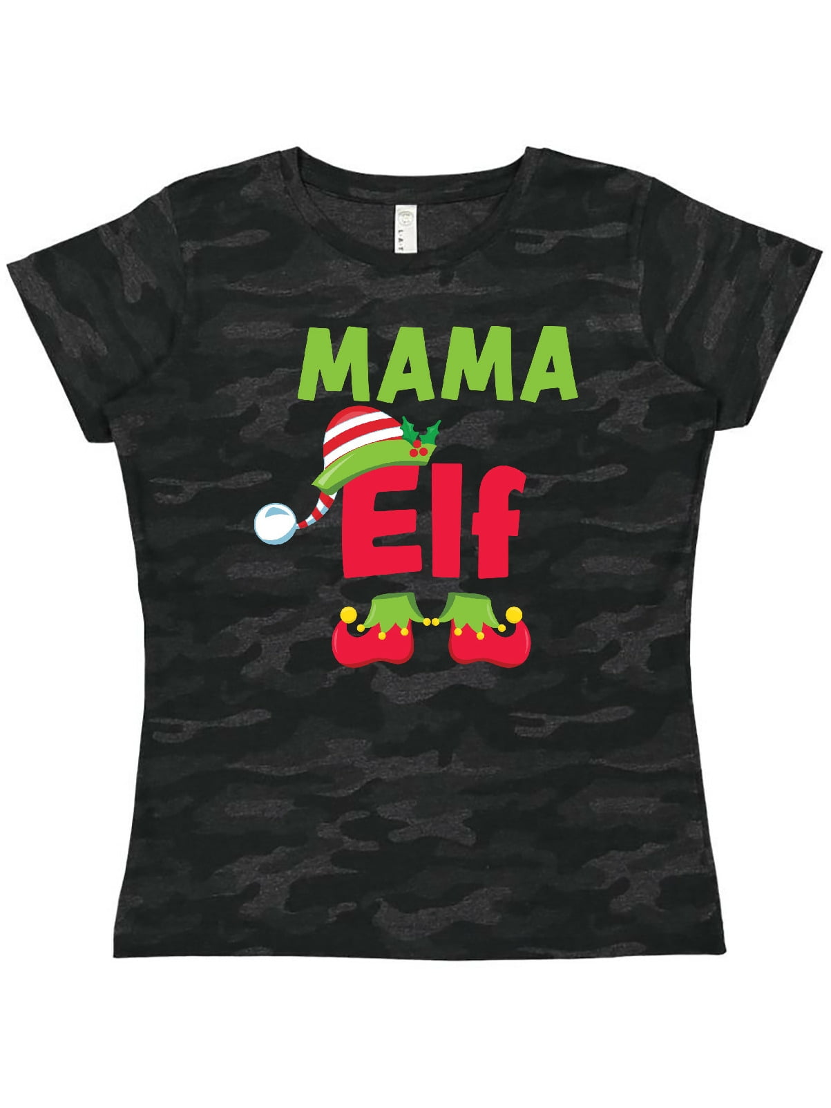 Inktastic Christmas Mama Elf Women's T-Shirt