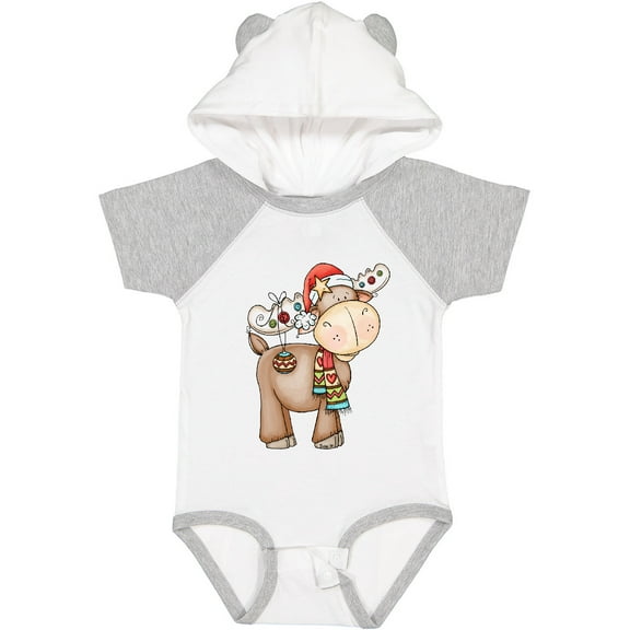 Inktastic Christmas Molly Moose Boys or Girls Baby Bodysuit