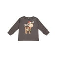 thumbnail image 1 of Inktastic Christmas Molly Moose Boys or Girls Long Sleeve Toddler T-Shirt, 1 of 5