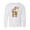 thumbnail image 1 of Inktastic Christmas Molly Moose Long Sleeve Youth T-Shirt, 1 of 5