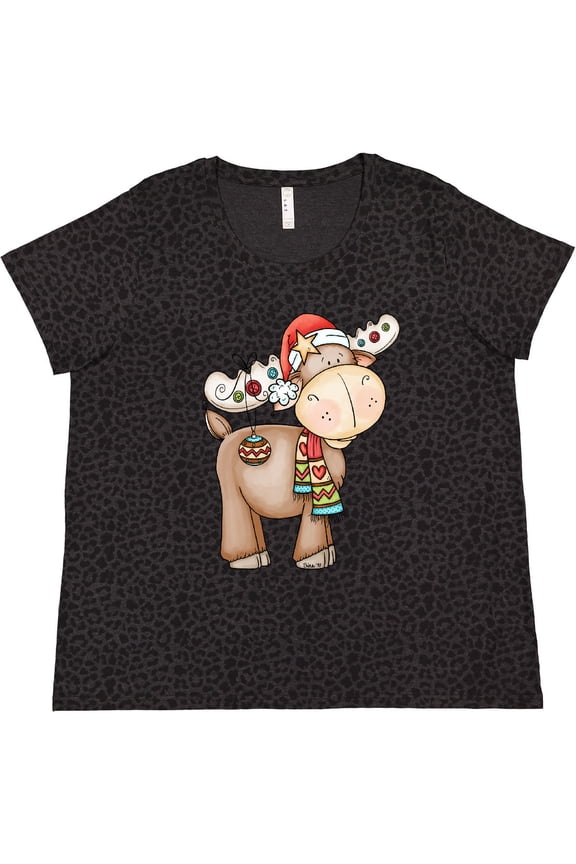 Christmas Molly Moose Women's Plus Size T-Shirt