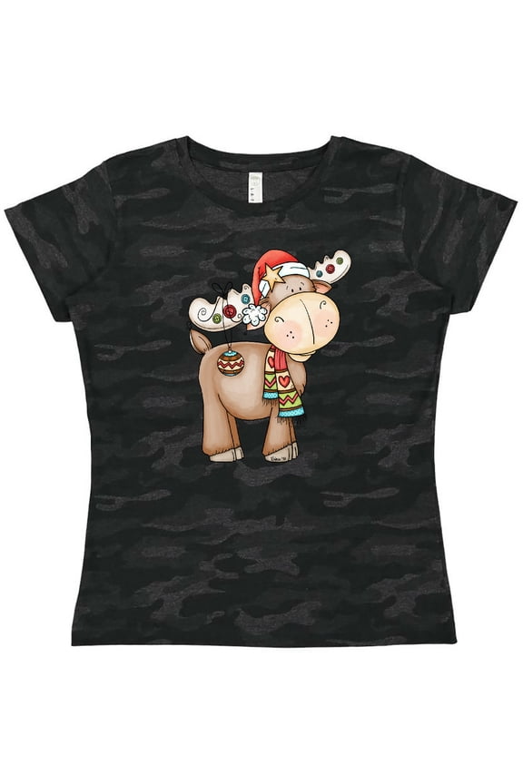 Christmas Molly Moose Women's T-Shirt
