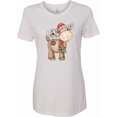 thumbnail image 1 of Inktastic Christmas Molly Moose Women's T-Shirt, 1 of 5