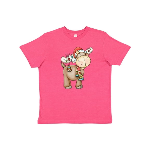 Inktastic Christmas Molly Moose Youth T-Shirt