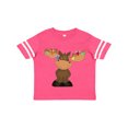 thumbnail image 1 of Inktastic Christmas Moose Lights Boys or Girls Toddler T-Shirt, 1 of 5