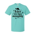 thumbnail image 1 of Inktastic Christmas Nice Until Proven Naughty T-Shirt, 1 of 5