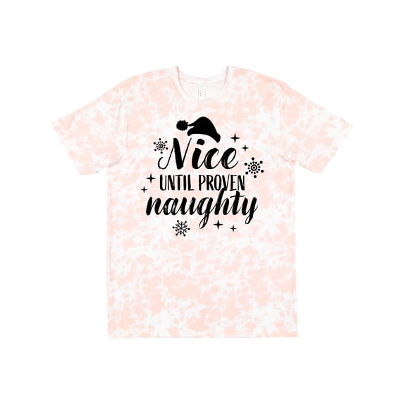 Inktastic Christmas Nice Until Proven Naughty T-Shirt