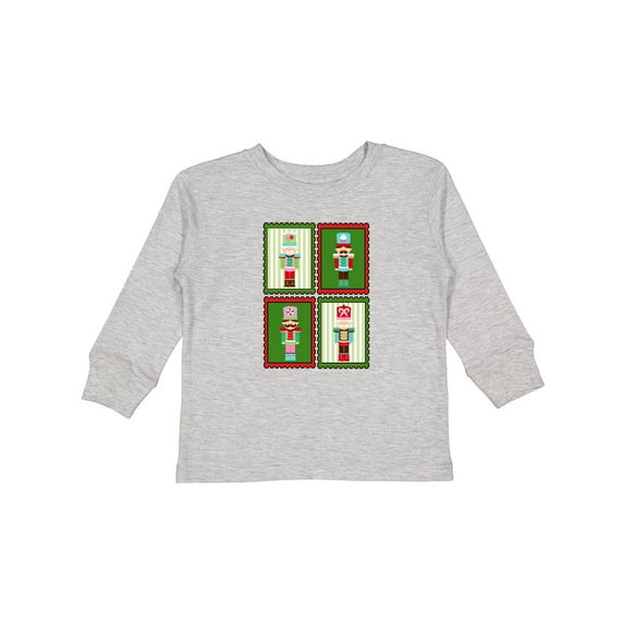 Inktastic Christmas Nutcracker Stamps Boys or Girls Long Sleeve Toddler T-Shirt