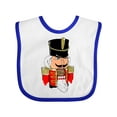 thumbnail image 1 of Inktastic Christmas Nutcracker in Red Boys or Girls Baby Bib, 1 of 4