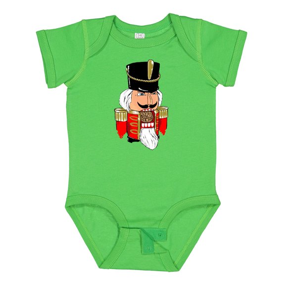 Inktastic Christmas Nutcracker in Red Boys or Girls Baby Bodysuit