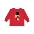 thumbnail image 1 of Inktastic Christmas Nutcracker in Red Boys or Girls Long Sleeve Toddler T-Shirt, 1 of 5