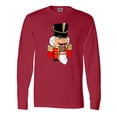 thumbnail image 1 of Inktastic Christmas Nutcracker in Red Long Sleeve T-Shirt, 1 of 5