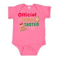 thumbnail image 1 of Inktastic Christmas Official Cookie Taster with Bell and Star Cookie Boys or Girls Baby Bodysuit, 1 of 5
