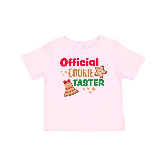 Inktastic Christmas Official Cookie Taster with Bell and Star Cookie Boys or Girls Baby T-Shirt