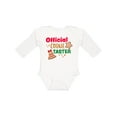 thumbnail image 1 of Inktastic Christmas Official Cookie Taster with Bell and Star Cookie Boys or Girls Long Sleeve Baby Bodysuit, 1 of 5