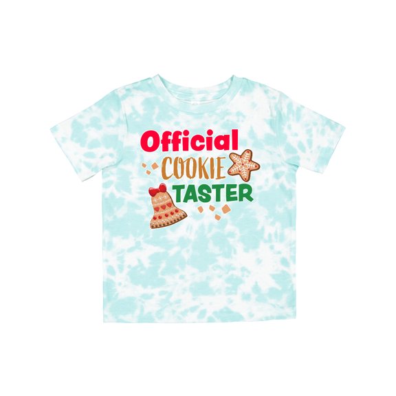 Inktastic Christmas Official Cookie Taster with Bell and Star Cookie Boys or Girls Toddler T-Shirt