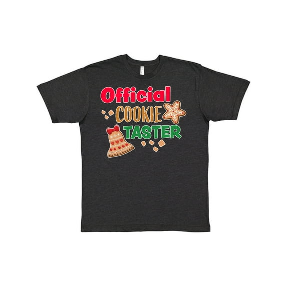 Inktastic Christmas Official Cookie Taster with Bell and Star Cookie T-Shirt