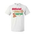 thumbnail image 1 of Inktastic Christmas Official Cookie Taster with Bell and Star Cookie T-Shirt, 1 of 5