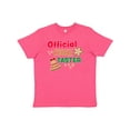 thumbnail image 1 of Inktastic Christmas Official Cookie Taster with Bell and Star Cookie Youth T-Shirt, 1 of 5