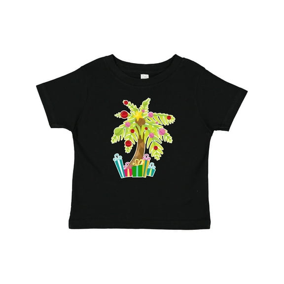 Inktastic Christmas Palm Tree with Presents Boys or Girls Baby T-Shirt