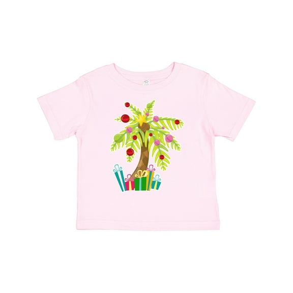 Inktastic Christmas Palm Tree with Presents Boys or Girls Toddler T-Shirt