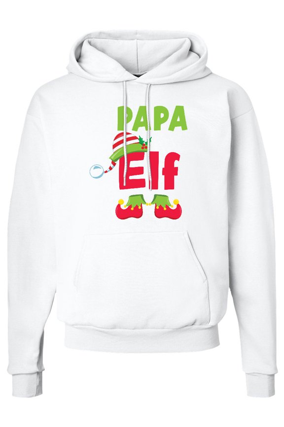Christmas Papa Elf Adult Hoodie Sweatshirt