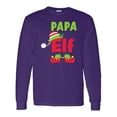 thumbnail image 1 of Inktastic Christmas Papa Elf Long Sleeve T-Shirt, 1 of 5