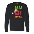 thumbnail image 1 of Inktastic Christmas Papa Elf Long Sleeve T-Shirt, 1 of 5