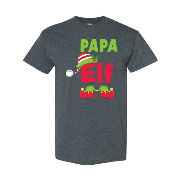 Inktastic Christmas Papa Elf T-Shirt